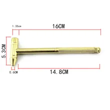 Высококачественный и Многофункциональный 6 шт. отвертка медно-молоток с покрытием бытовой ручной набор инструментов