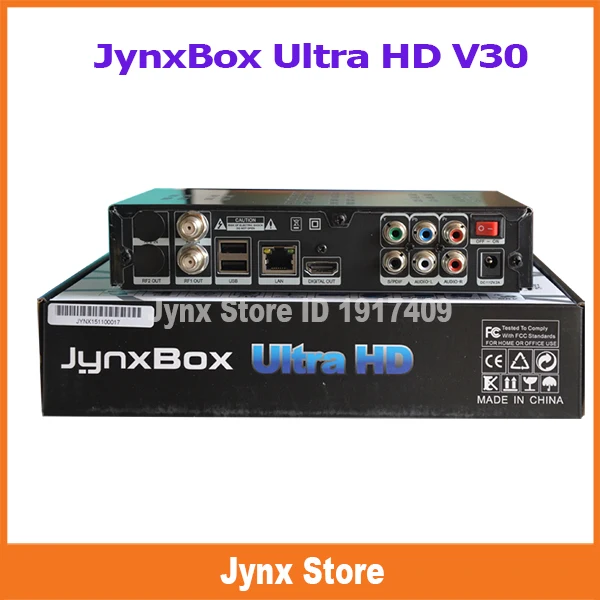 Satellite Receiver with JB200 & WiFi *Latest Version* Jynxbox Ultra HD V30