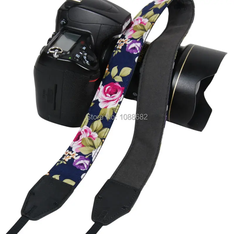 LF-03 Camera Shoulder Strap Neck Belt Durable Cotton with Microfiber Camera Strap
