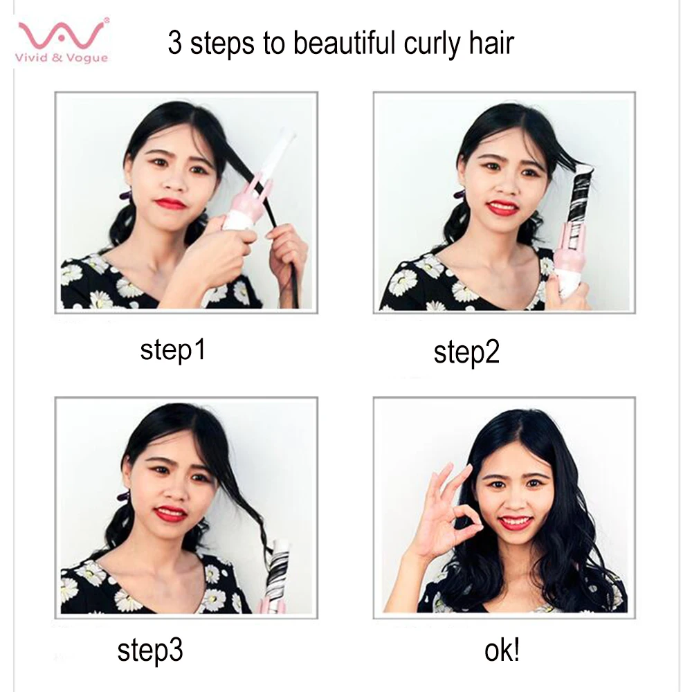 vav tourmaline ceramic automatic hair curler