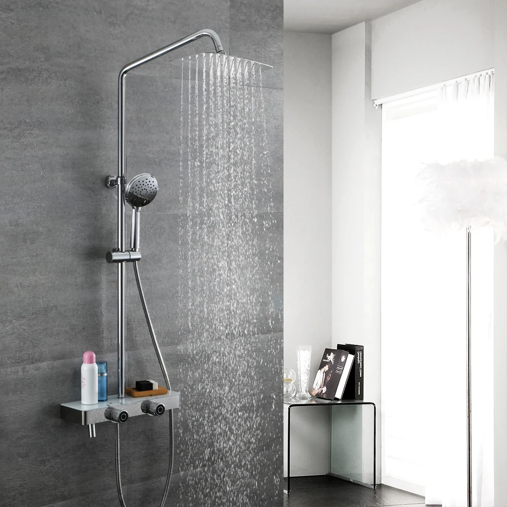 Buy HIDEEP Bathroom Rainfall Shower Faucet Set Single