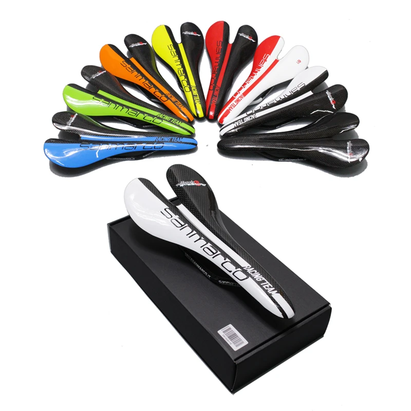 Professional men women full carbon saddle use upper saddle bicycle