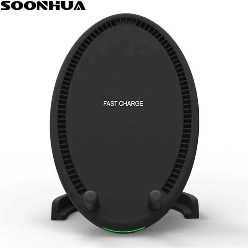 SOONHUA Universal Qi Wireless Charger USB Fast Quick Charging Heat Dissipation Charge Pad For iPhone X