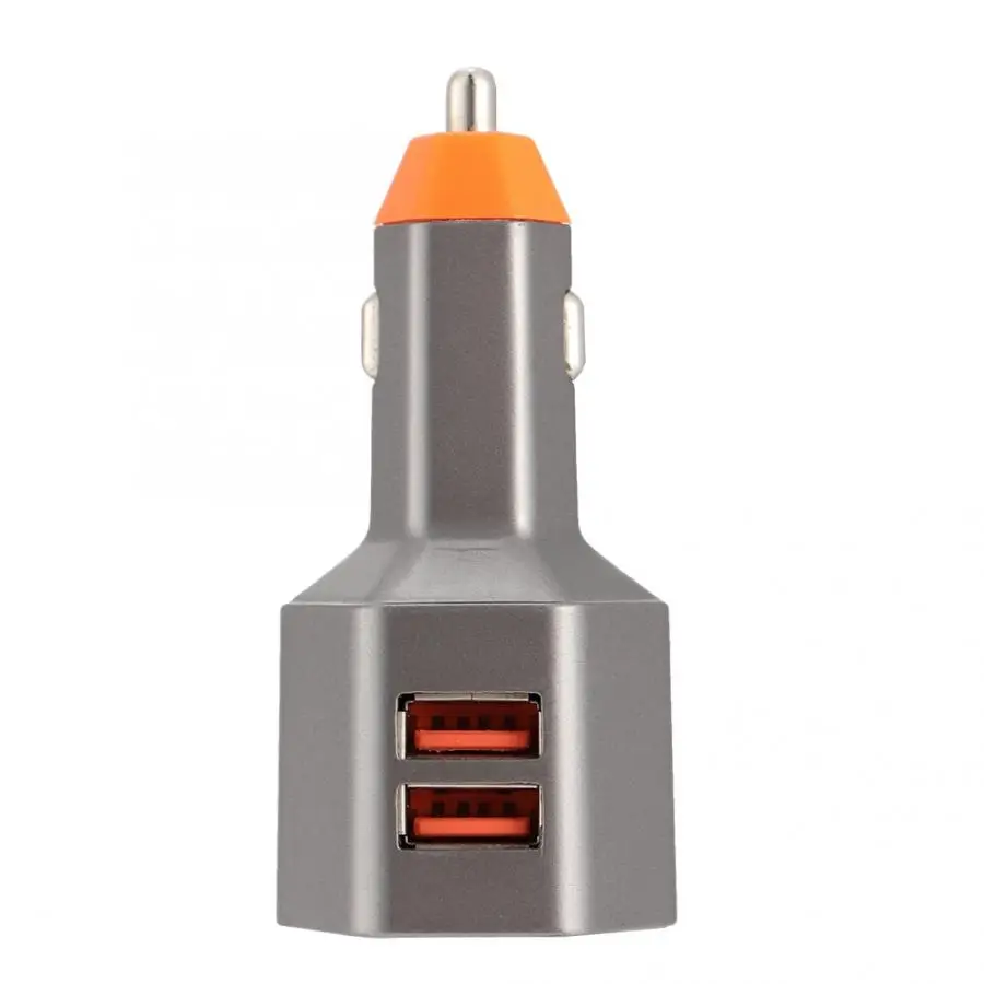 EC80 двойной USB быстрая зарядка Смарт голосовое автомобильное зарядное устройство для мобильного телефона/планшетов