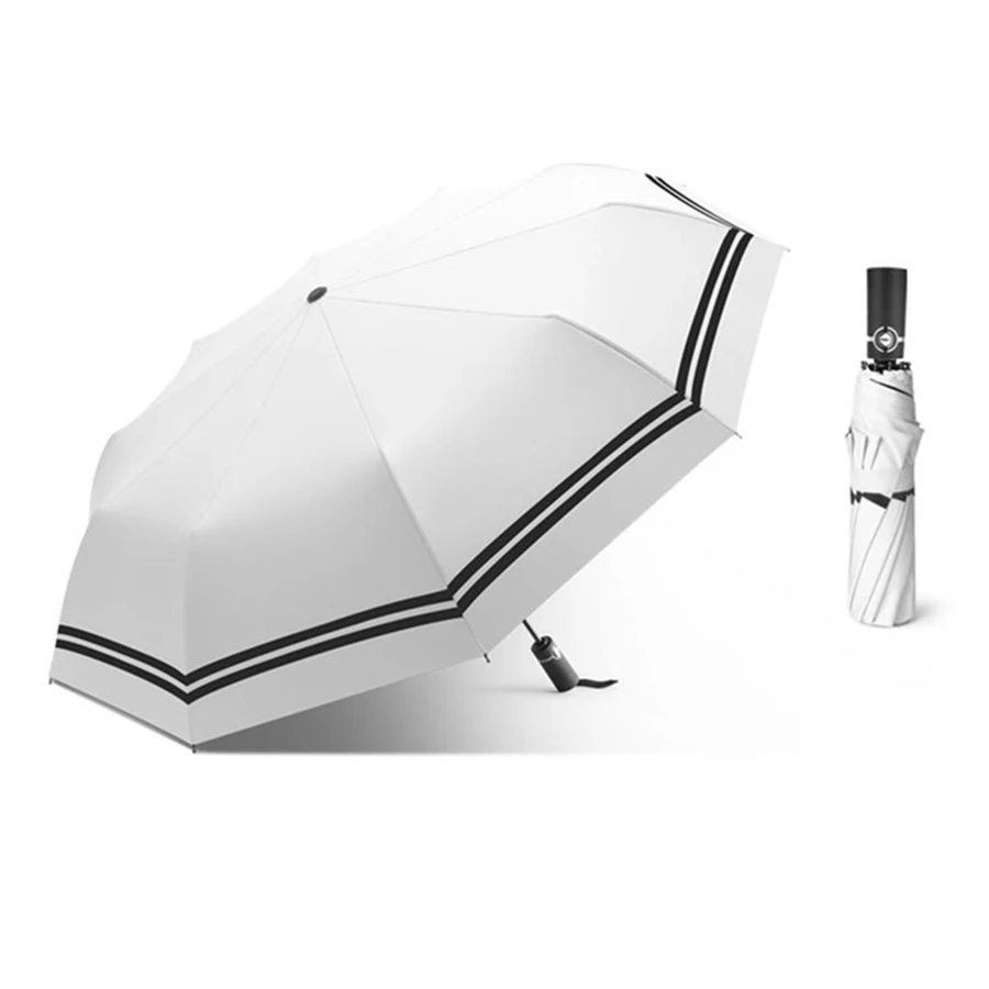 

Plaid Anti UV Sunny Umbrella Rain Women Floding Automatic Sun Umbrella Men Windproof Outdoor Semsiye Parasols Umbrellas 50CW036