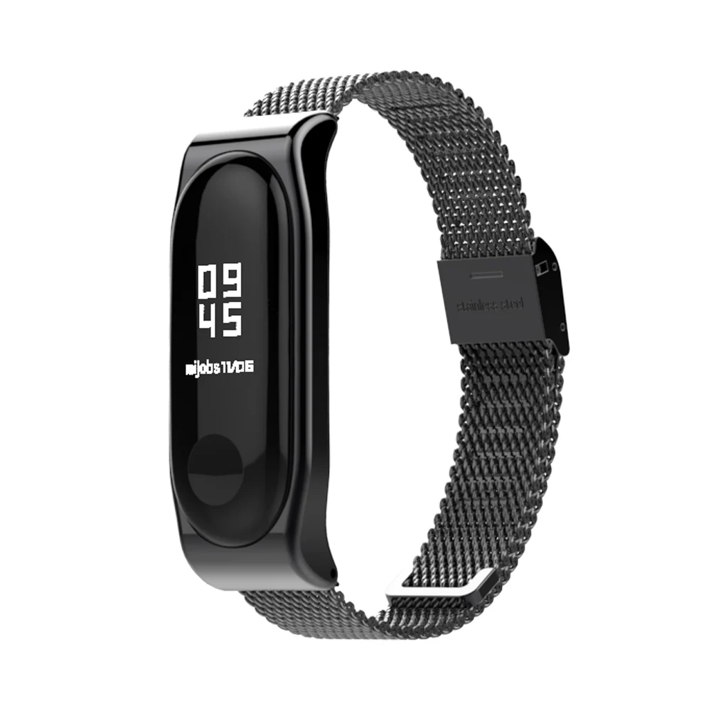 Mi jobs mi Band 4 металлический ремешок на запястье mi lanese из нержавеющей стали для Xiaomi mi Band 3 ремешок умные браслеты для mi Band 4 mi band 3