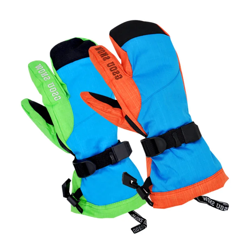 GSOU SNOW Brand Ski Gloves Women Snowboard Gloves Winter Waterproof Skiing Snowboarding Snow Female Ski Mittens Windstopper