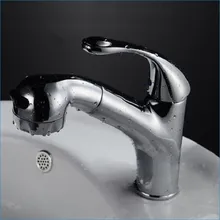 Кухонный кран выдвижной, кухонный кран-распылитель, латунный смеситель torneira cozinha, кухонный смеситель горячей и холодной воды, J14064