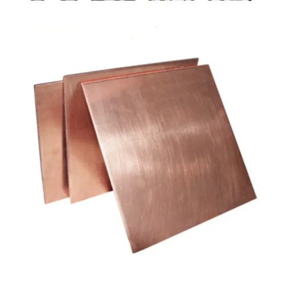 

4Pieces/Lot 0.8x100x100mm. DIY Copper Plate Red Pure Copper Sheet