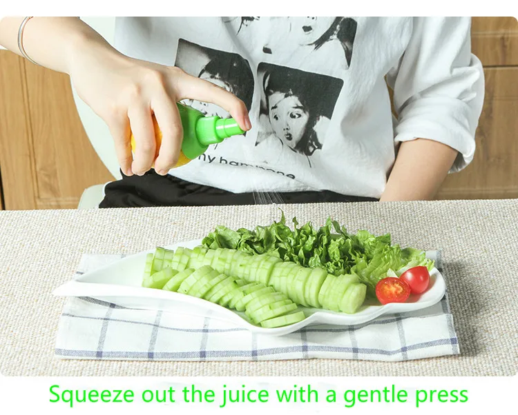 

Kitchen gadgets green and simple operation orange citrus manual juice preparation spray kitchen essential small accessories