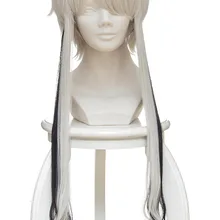 Косплей Land of the luasty косплей парик Призрак белый парик Хэллоуин карнавальный парик для взрослых