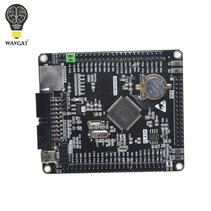 Детская плата STM32F407VET6 минимальная системная обучающая ARM core board|Интегральные