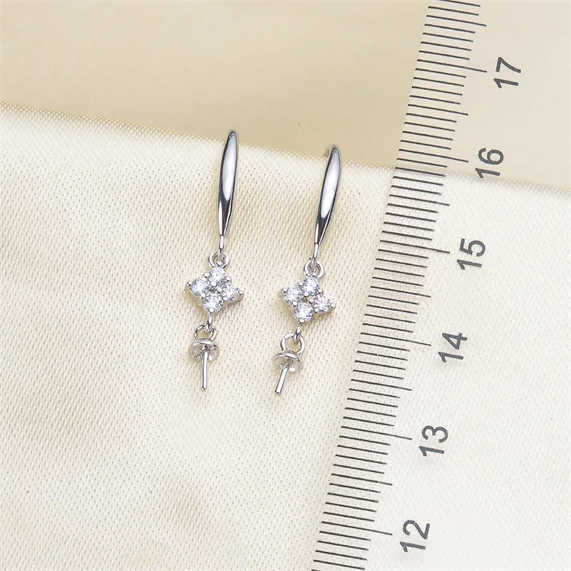

Shiny Findings 925 Sterling Silver Fashion Jewelry DIY Making Accessory 2 PCS/1Pair Earring Hoop Connector
