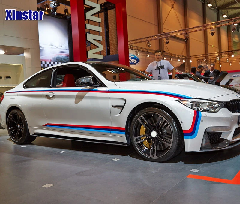 1 Набор M Power Performance Автомобильная дверная наклейка для BMW F30 F10 E60 E90 E46 X1 X3 X4 X5