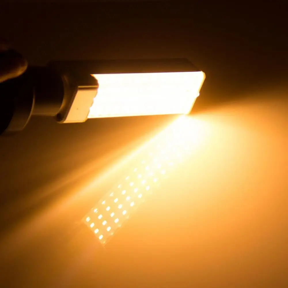 Светодиодная кукурузная лампа SMD 5050, светодиодная лампа 180 degeree AC85-265V 7 Вт 9 Вт 10 Вт 12 Вт 15 Вт, светодиодное освещение E27 G24, светодиодная лампа - Испускаемый цвет: Warm White 3000K