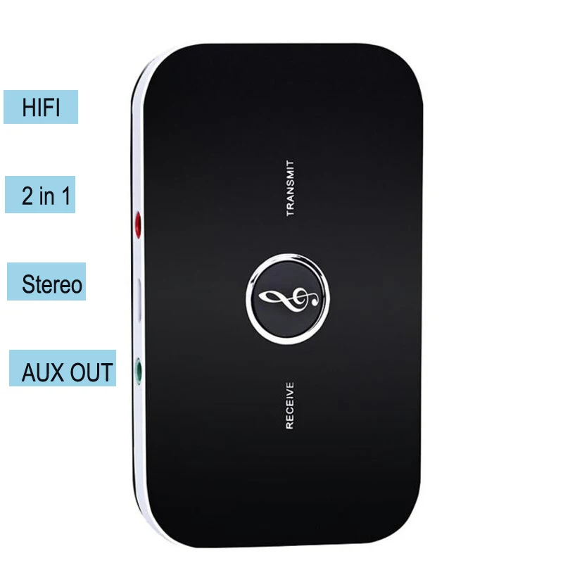 Портативный беспроводной Bluetooth 2 в 1 аудио приемник + адаптер передатчика HIFI плеер