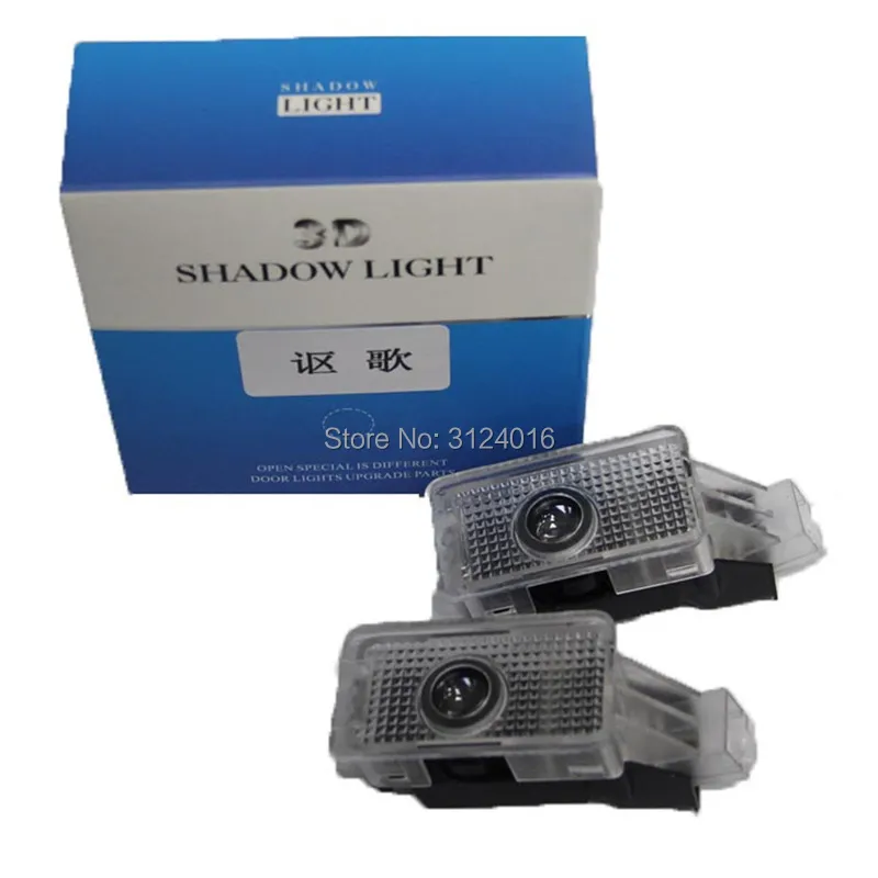 2 шт. X Ghost Shadow Led лазерный логотип двери для Acura TLX RLX MDX ZDX Civic Insight без сверления сменный свет