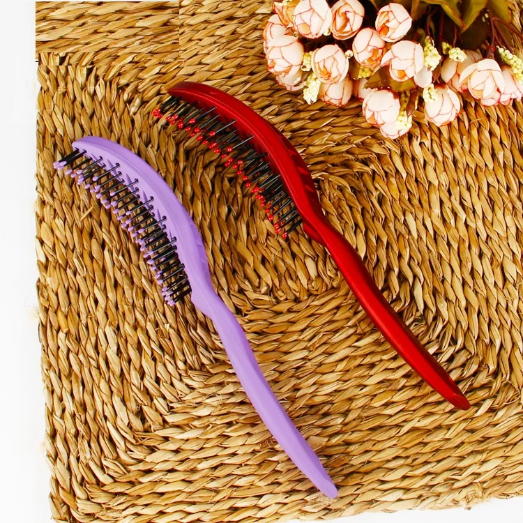 The Plugged In Runway Collection Vent Brush is designed Rounded tips for styling comfort Perfect