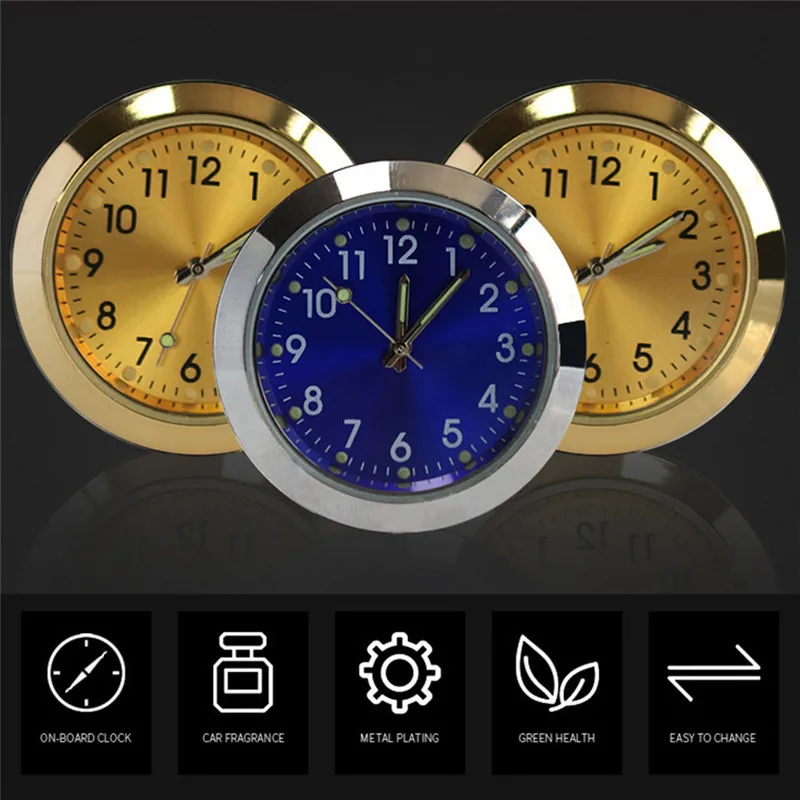 

1PC Automotive Car ornaments Car Accessories Auto decoration interior Car perfume car air conditioning outlet clock quartz watch
