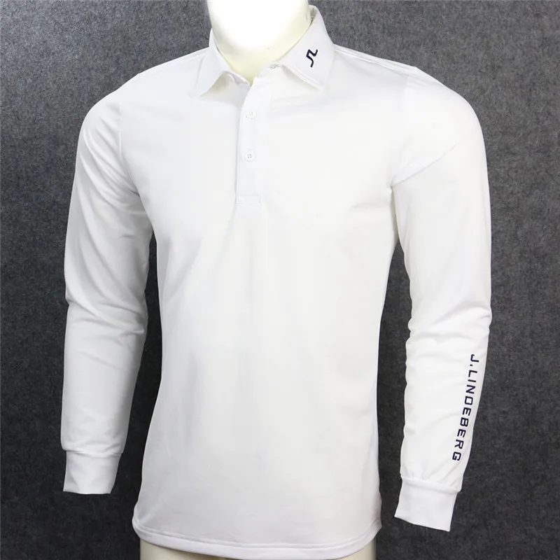 Мужская тренировка по гольфу футболки Открытый спортивный Быстросохнущий одежда JL диапазон Play футболки 2 цвета
