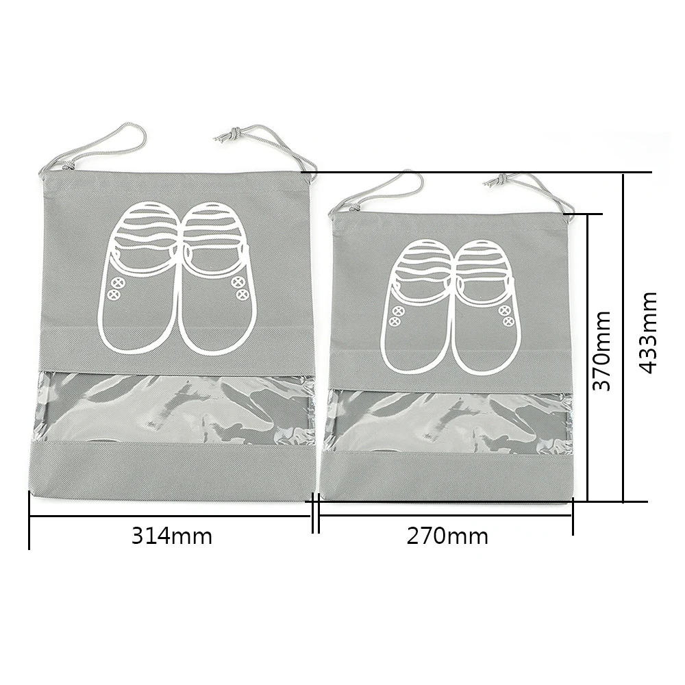 Сумка для хранения обуви, органайзер, сумка для путешествий, на шнурке, для стирки, косметичка, пылезащитный чехол для обуви, сумки из нетканого материала, портативная