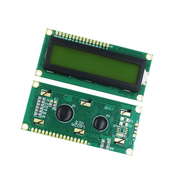 

10PCS/LOT LCD1602 LCD 1602 green/yellow screen with backlight LCD display 1602A-5v 1602 LCD