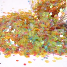 Устойчивые к загрязнению окружающей среды Блеск переливающийся случайный кроя средней блестящие конфетти для лака для ногтей, лак для ногтей искусство ремесла G382