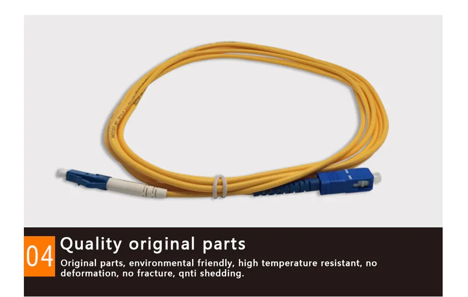 10 шт./пакет LC/UPC-SC/UPC Одномодовый симплексный волоконно-оптический патч-корд 3 м Волоконно-Оптический Коммутационный шнур/перемычка провода