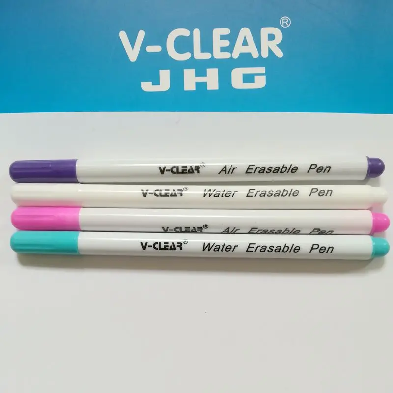 VCLEAR Water Soluble Pen White Color 3 Pcs Wasable Ink Textile Leather Erasable  Marking Pen Fabric Erasable Marker Pen - AliExpress