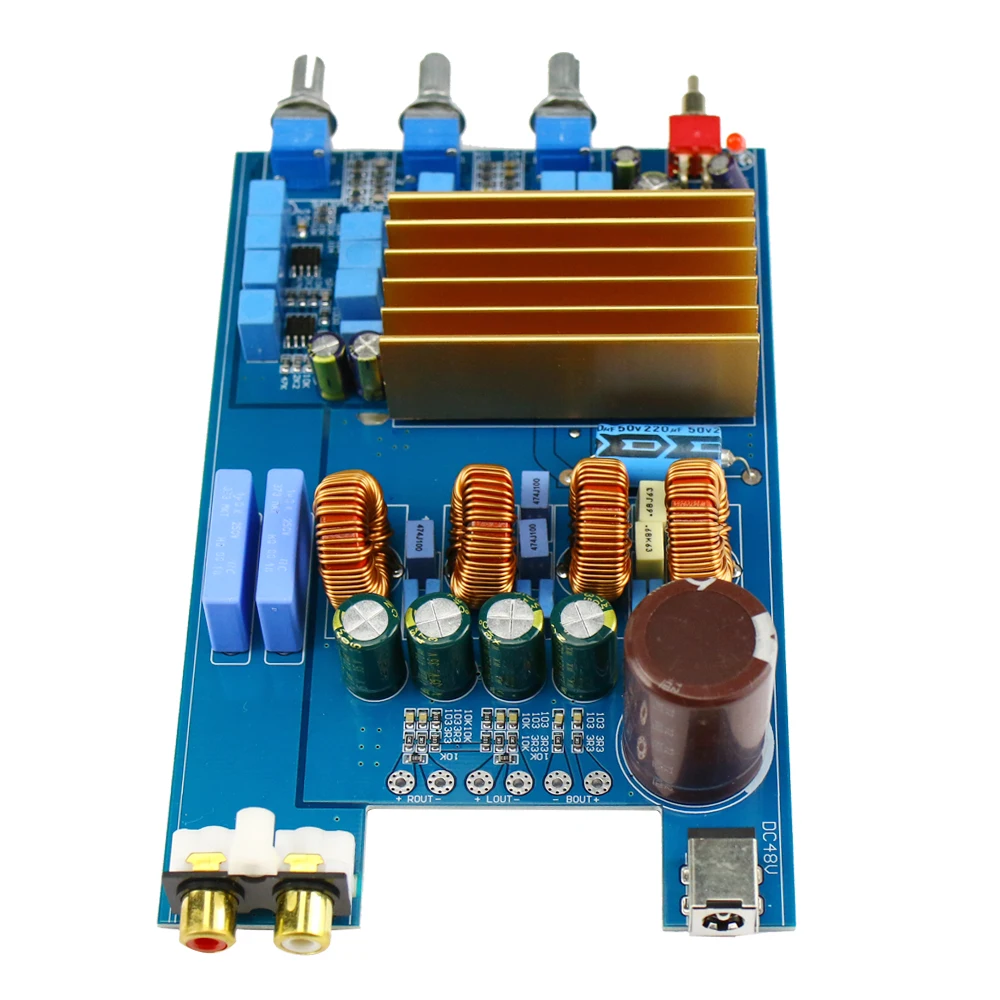 TPA3255 2.1 300W+150W+150W 1000UF//80V Class D HIFI digital Power Amplifier Board