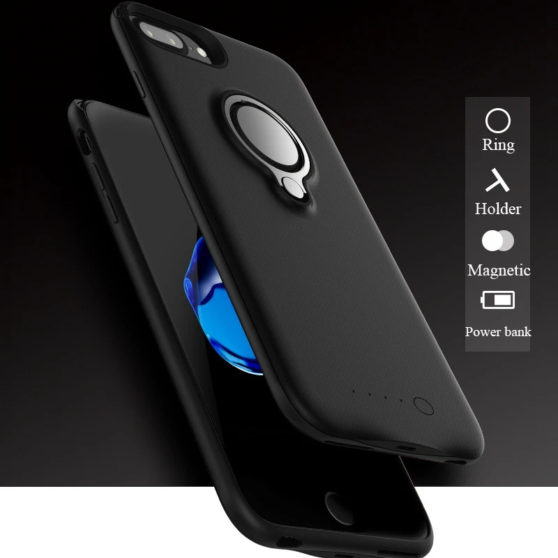 7000 mAh Backup font b Battery b font Charging Power case with holder For iphone 6s