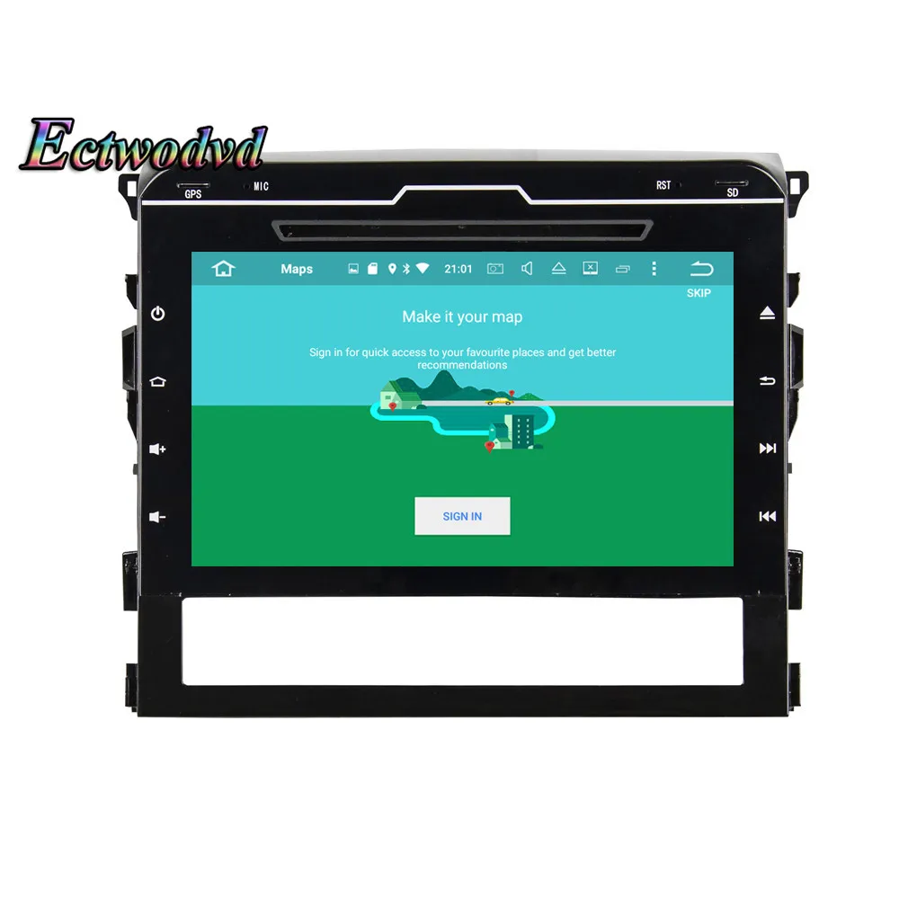 Flash Deal Ectwodvd Octa Core 4G RAM 64G ROM Android 9.0 Car Multimedia DVD Player GPS HeadUnit for Toyota Land Cruiser 2016 2017 2018- 15