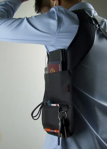 Anti Theft Passport Phone Package Underarm Safe Bag Travel Pouch In Anti Theft Passport Phone Package Underarm Safe Bag Travel Pouch