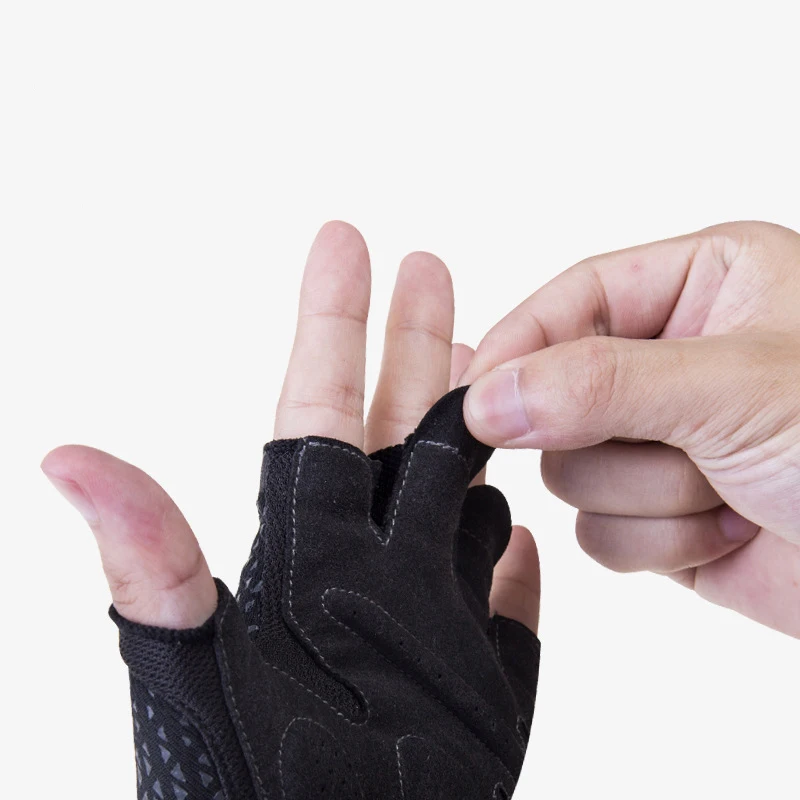 Aonijie Half Finger Sports Gloves Breathable Damping Anti-slip Cycling Running Camping Glove M52