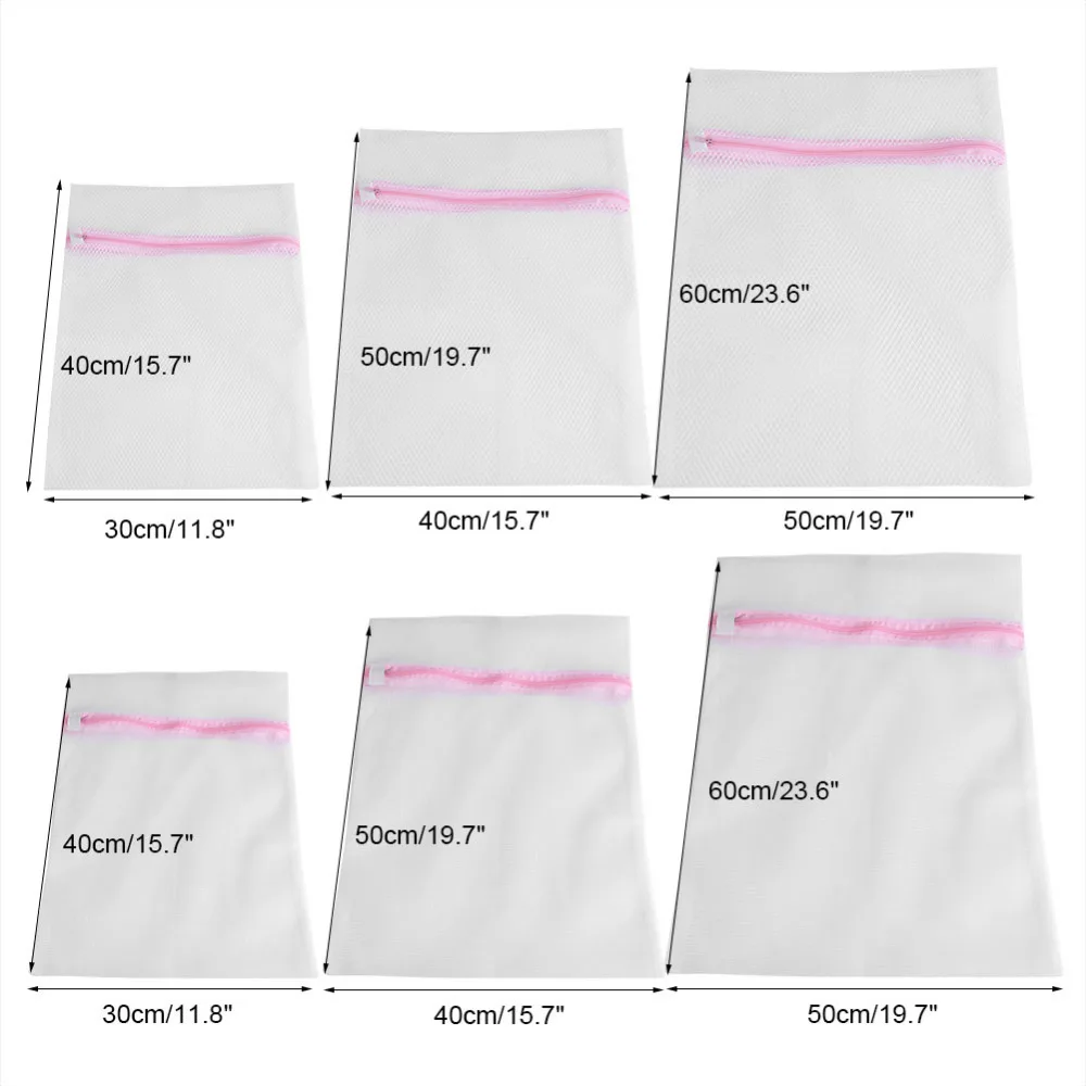 3 Размеры застежка-молния мешок для стирки белья машина с сеткой; носки, бюстгальтер, нижнее белье сетка для стирки одежды сумки