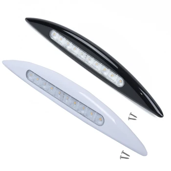 

365*49.6*39mm 12V 5W Super Bright 10 LED External Awning Light for camper van motorhome Boat Light Black/White