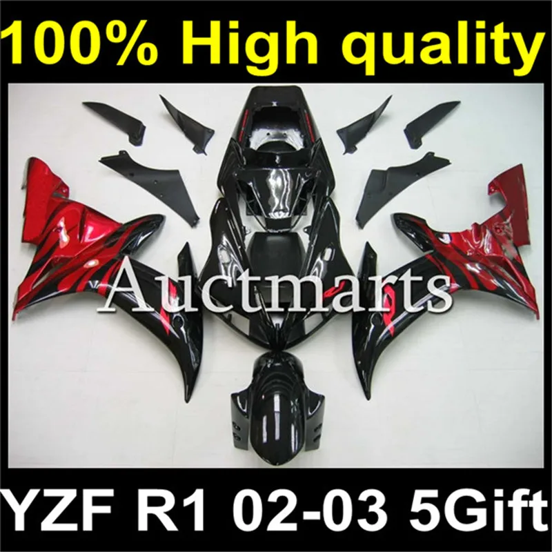 

Complete Plastic Body Fairing Kit Set For YAMAHA YZF R1 2002 2003 02 03 Fairing Fairing Y02-032222
