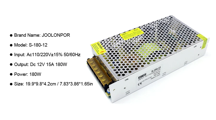 12V 180W power supply