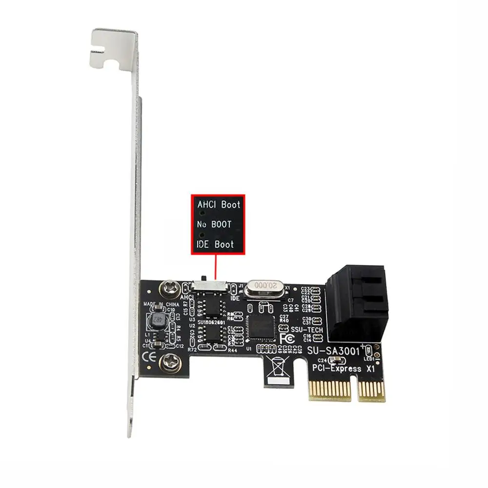 L 6 Gbps 2 puerto añadir Tarjetas PCIE/PCI-E/PCI Express SATA 3 controlador de PCIE SATA 3,0 tarjeta de expansión Adaptador convertidor