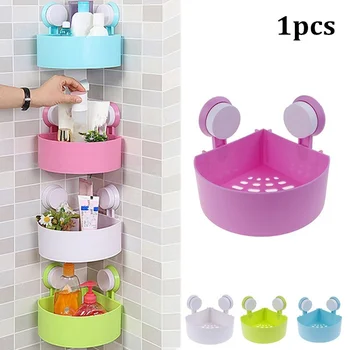 

Plastic Bathroom Shelf Organizer Snap Up Corner Shelf Caddy Bathroom Corner Shelf Shower Storage Wall Holder Shampoo Holder
