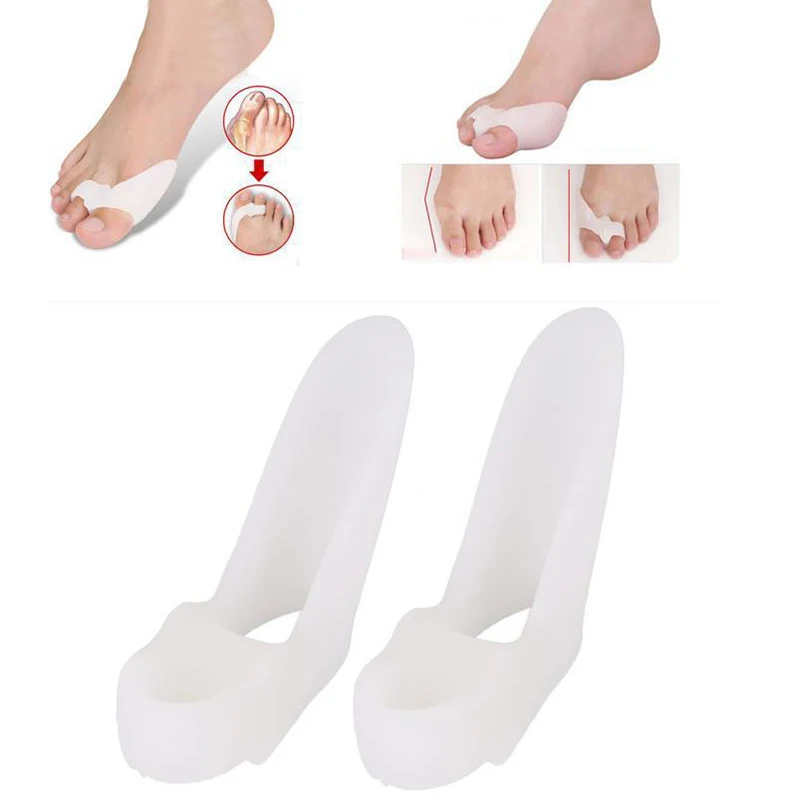 

1Pair Hallux Valgus Corrector Bone Thumb Orthotic Orthopedic Silicone Big Toe Separator Bunion Corrector Pedicure Foot Care Tool