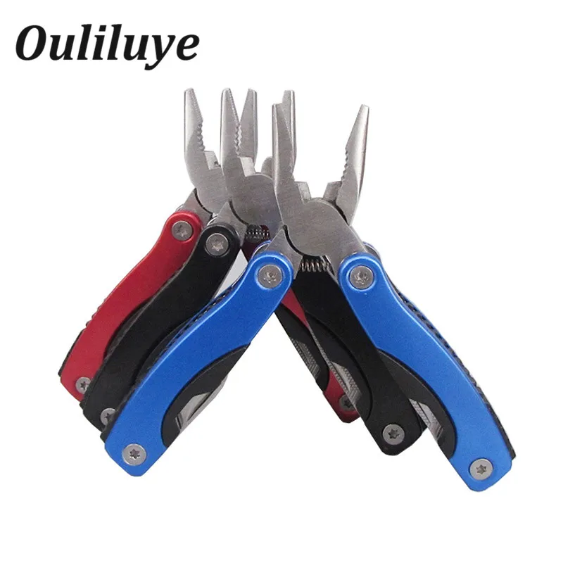

Multi Tool Pliers Cable Wire Knife Screwdriver Cutter Stripper Multitool Multifuncional Combined Folding Pocket Mini Pliers