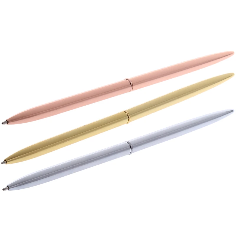 

Metal Ballpoint Pen Slim Ball Pen For Business Writing Office School Supplies