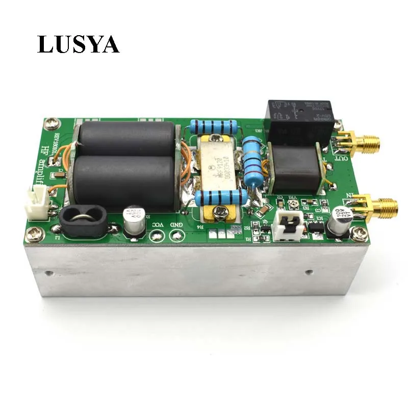 Lusya Собранный 100 Вт SSB Линейный Усилитель Мощности HF с радиатором для YAESU FT-817 KX3 cw AM FM C5-001