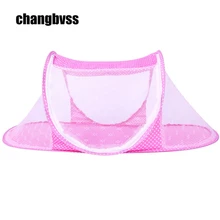 Летние детские кроватки сетки для новорожденных Портативный детская колыбель кровать детская спальная кровать путешествия складной детская кровать москитная сетка