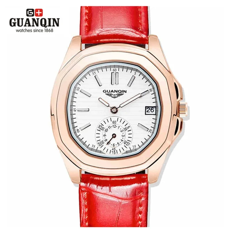 

Luxury Brand GUANQIN Ladies Watches Famous Woman Quartz Watch Waterproof Watch Clock Dress Vintage Wristwatch Montre Femme