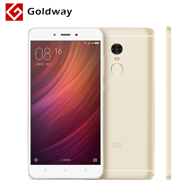 Original Xiaomi Redmi Note 4 Mobile Phone 4GB RAM 64GB ROM MTK Helio X20 Deca Core 5.5" FHD Fingerprint ID 4100mAh Battery | Мобильные