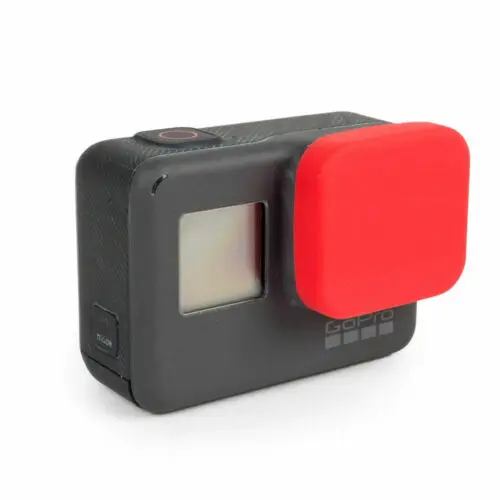 Мягкая силиконовая защитная крышка для объектива для Go pro Hero 7 6 5 Защитная крышка для камеры Go pro 7 6 5 Аксессуары для экшн-камеры - Цвет: Red