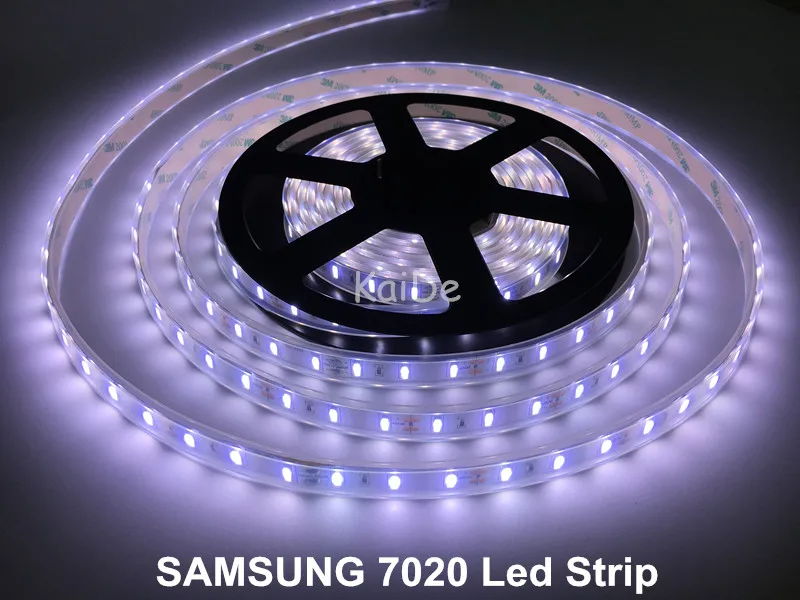 High quality superbright SAMSUNG 7020 led strip DC12V 5m 300led 60led/m