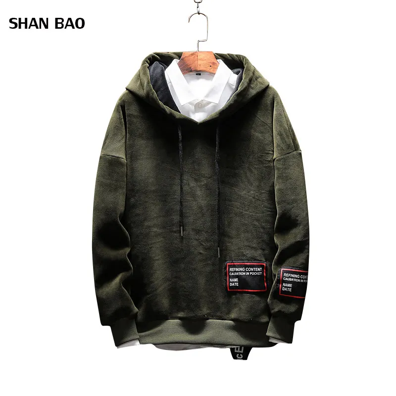M 5XL Hoodies Men 2018 Autumn New Fashion Letter Printed Hooded